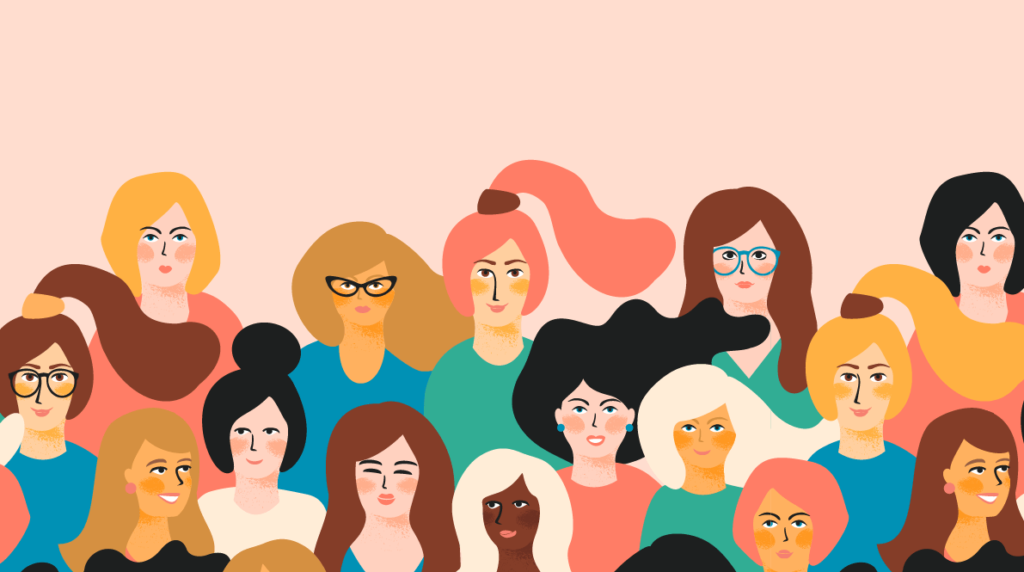 Diverse women illustration